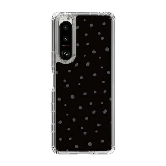 スリムプロテクションケース［ Drawing Dot - Black ］