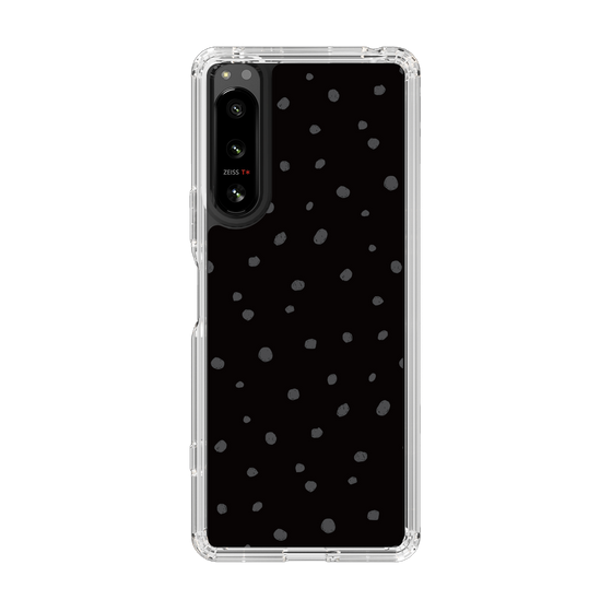 スリムプロテクションケース［ Drawing Dot - Black ］
