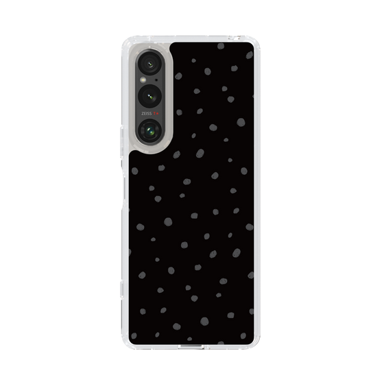 スリムプロテクションケース［ Drawing Dot - Black ］
