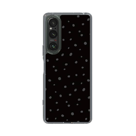 スリムプロテクションケース［ Drawing Dot - Black ］
