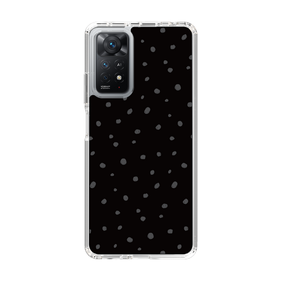 スリムプロテクションケース［ Drawing Dot - Black ］