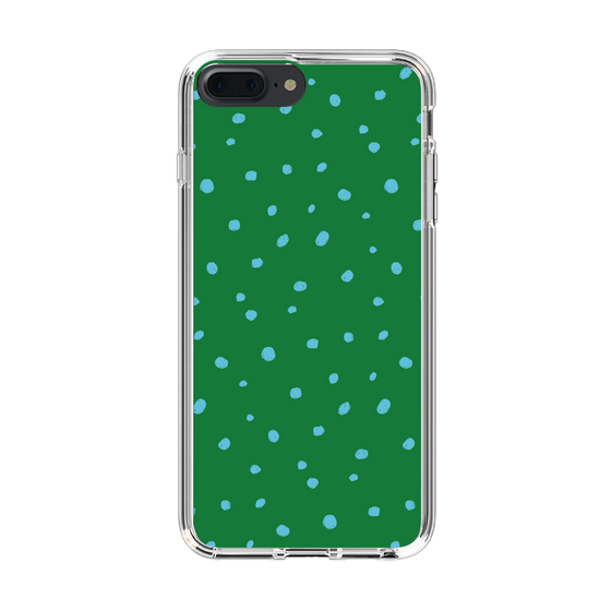 スリムプロテクションケース［ Drawing Dot - Green ］