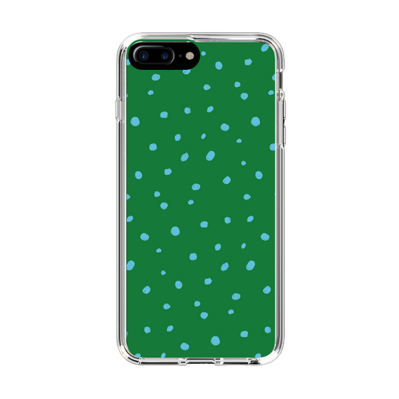 スリムプロテクションケース［ Drawing Dot - Green ］