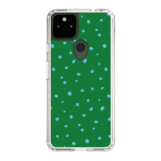 スリムプロテクションケース［ Drawing Dot - Green ］