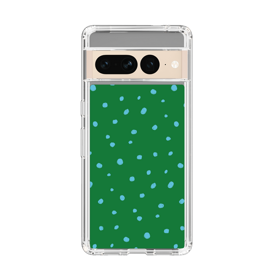 スリムプロテクションケース［ Drawing Dot - Green ］