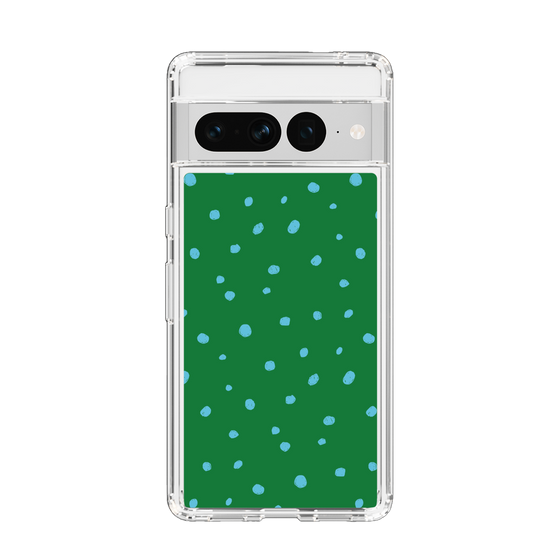 スリムプロテクションケース［ Drawing Dot - Green ］