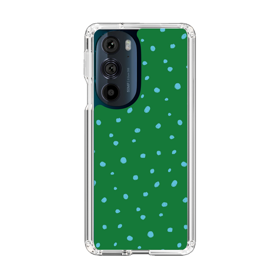 スリムプロテクションケース［ Drawing Dot - Green ］
