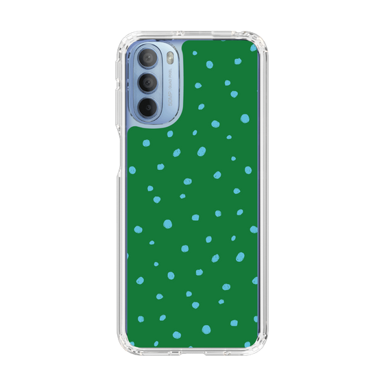 スリムプロテクションケース［ Drawing Dot - Green ］