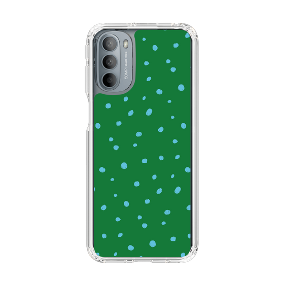 スリムプロテクションケース［ Drawing Dot - Green ］