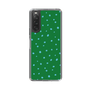 スリムプロテクションケース［ Drawing Dot - Green ］