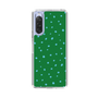 スリムプロテクションケース［ Drawing Dot - Green ］