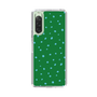 スリムプロテクションケース［ Drawing Dot - Green ］