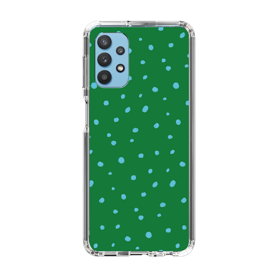 スリムプロテクションケース［ Drawing Dot - Green ］