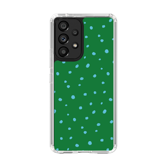 スリムプロテクションケース［ Drawing Dot - Green ］