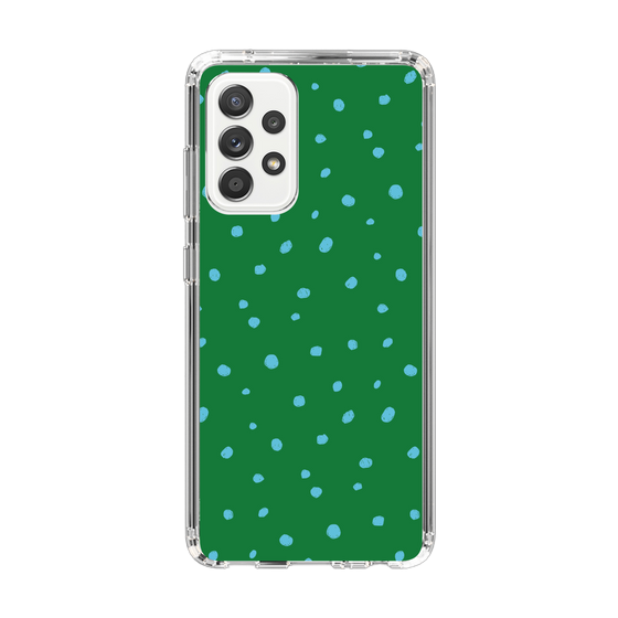 スリムプロテクションケース［ Drawing Dot - Green ］