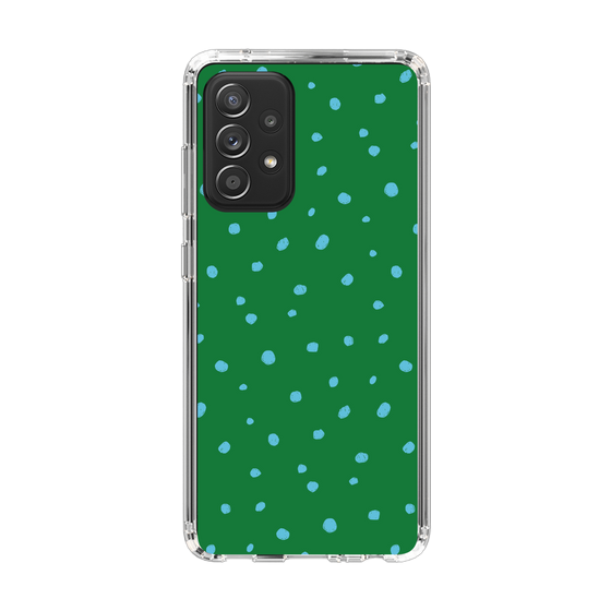 スリムプロテクションケース［ Drawing Dot - Green ］