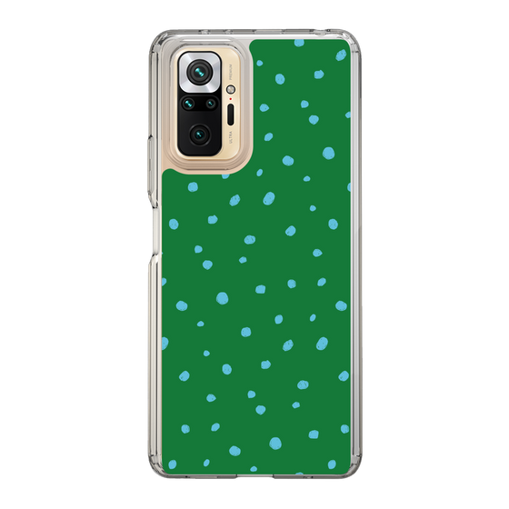 スリムプロテクションケース［ Drawing Dot - Green ］