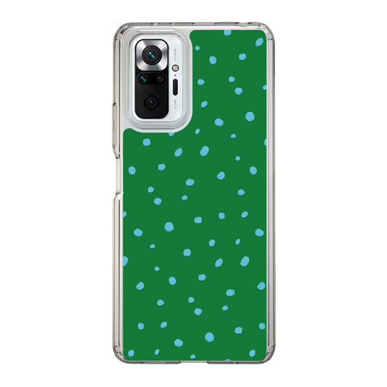 スリムプロテクションケース［ Drawing Dot - Green ］