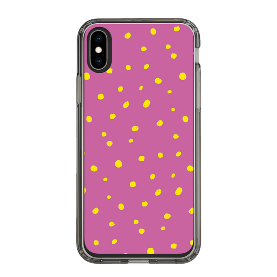 スリムプロテクションケース［ Drawing Dot - Pink ］