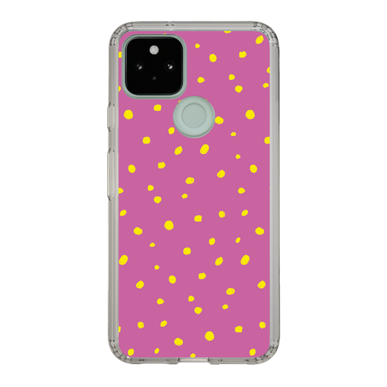 スリムプロテクションケース［ Drawing Dot - Pink ］