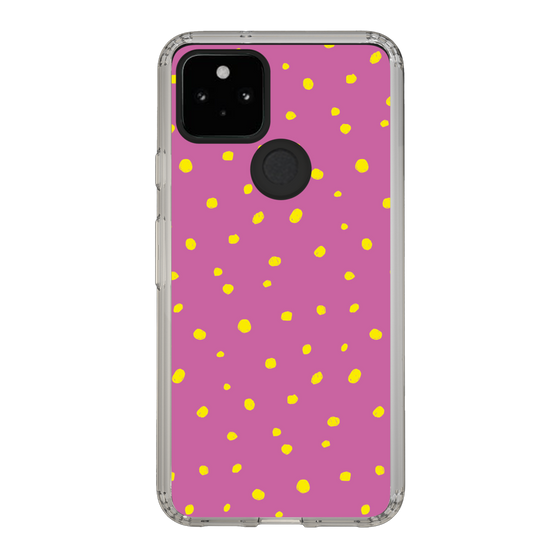 スリムプロテクションケース［ Drawing Dot - Pink ］