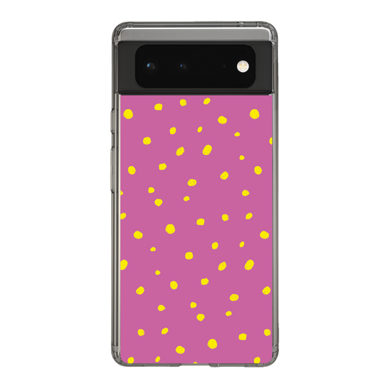 スリムプロテクションケース［ Drawing Dot - Pink ］