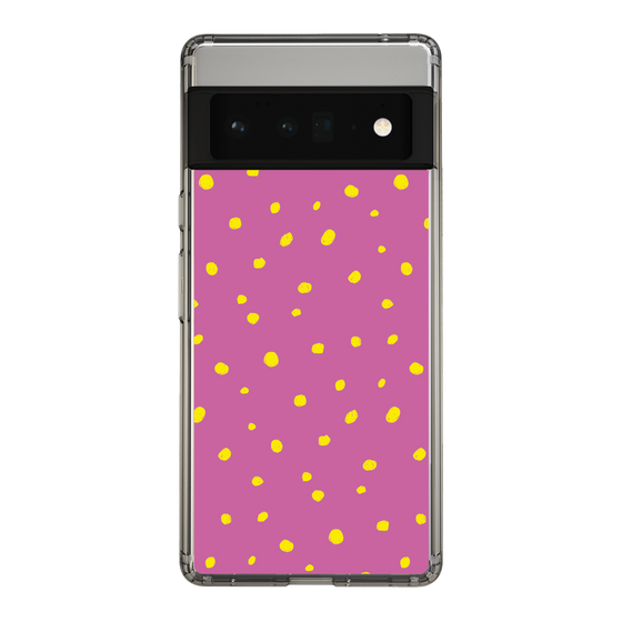 スリムプロテクションケース［ Drawing Dot - Pink ］