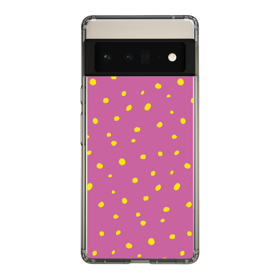 スリムプロテクションケース［ Drawing Dot - Pink ］