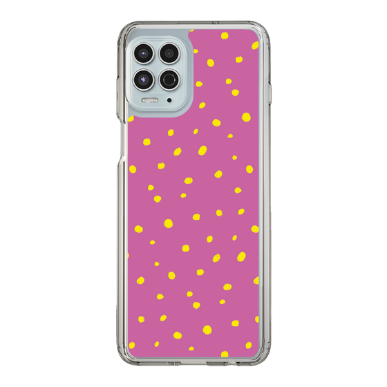 スリムプロテクションケース［ Drawing Dot - Pink ］