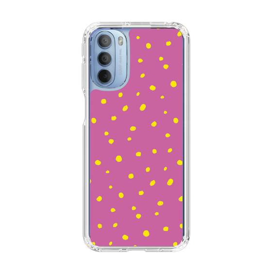 スリムプロテクションケース［ Drawing Dot - Pink ］
