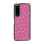 スリムプロテクションケース［ Drawing Dot - Pink ］