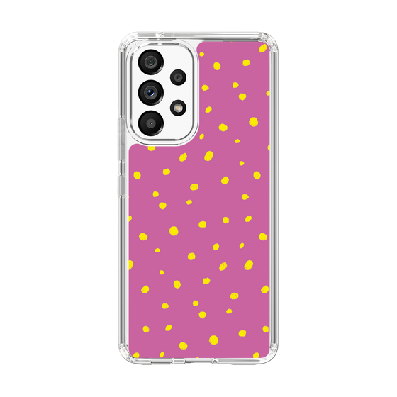 スリムプロテクションケース［ Drawing Dot - Pink ］