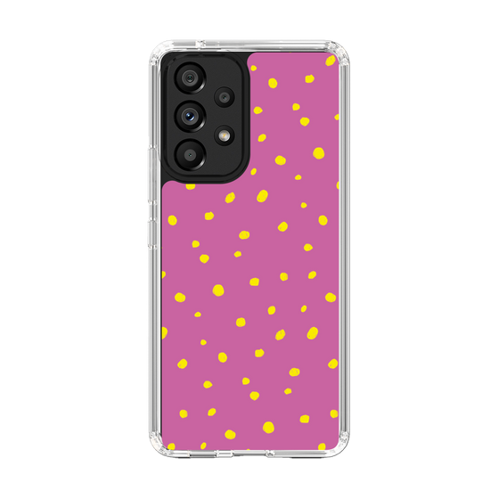 スリムプロテクションケース［ Drawing Dot - Pink ］