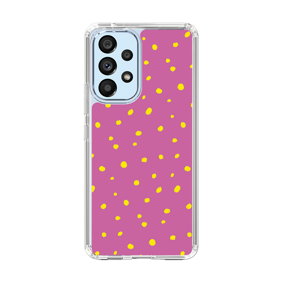 スリムプロテクションケース［ Drawing Dot - Pink ］