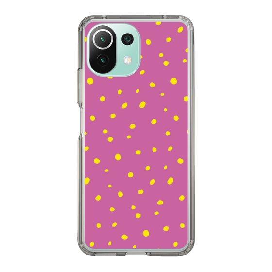 スリムプロテクションケース［ Drawing Dot - Pink ］