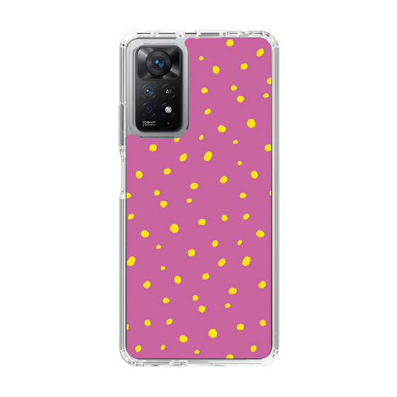 スリムプロテクションケース［ Drawing Dot - Pink ］