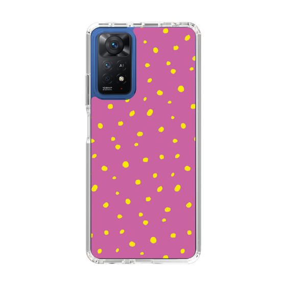 スリムプロテクションケース［ Drawing Dot - Pink ］