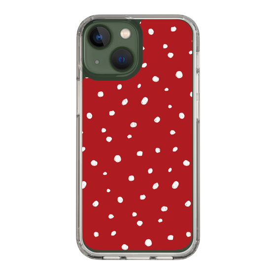 スリムプロテクションケース［ Drawing Dot - Red ］