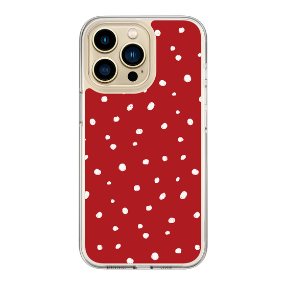 スリムプロテクションケース［ Drawing Dot - Red ］