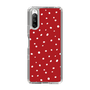 スリムプロテクションケース［ Drawing Dot - Red ］