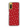 スリムプロテクションケース［ Drawing Dot - Red ］