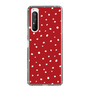 スリムプロテクションケース［ Drawing Dot - Red ］