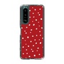 スリムプロテクションケース［ Drawing Dot - Red ］