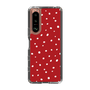 スリムプロテクションケース［ Drawing Dot - Red ］
