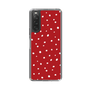 スリムプロテクションケース［ Drawing Dot - Red ］