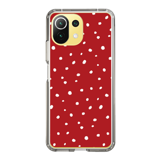 スリムプロテクションケース［ Drawing Dot - Red ］
