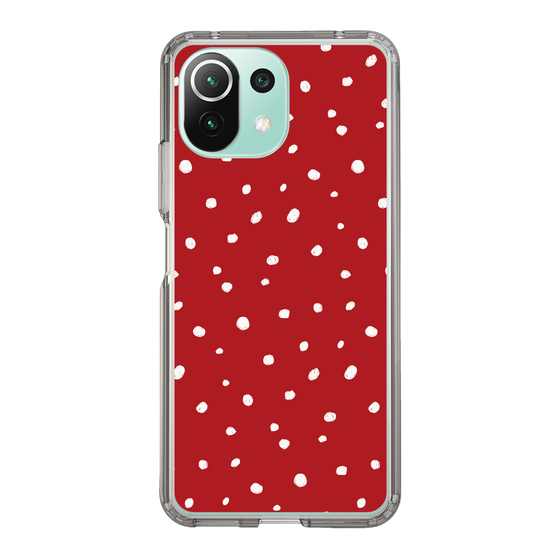 スリムプロテクションケース［ Drawing Dot - Red ］