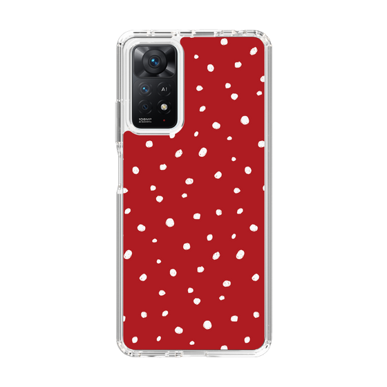 スリムプロテクションケース［ Drawing Dot - Red ］