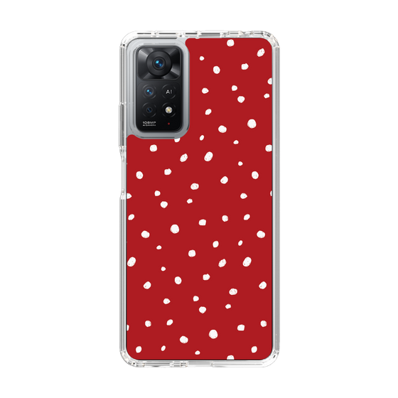 スリムプロテクションケース［ Drawing Dot - Red ］