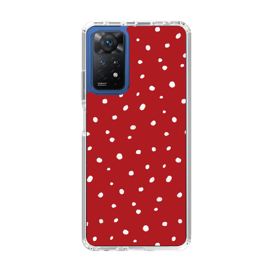 スリムプロテクションケース［ Drawing Dot - Red ］